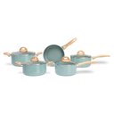 Ver imagem 1 de Jogo de Panelas Antiaderente Ceramic Life 5 Peças Botanika com Indução Brinox