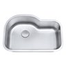 Cuba de cozinha de aço inox 1mm escovado C103 80x53,7x22,9cm - 1