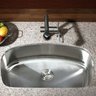 Cuba de cozinha aço inox 1mm escovado C104 82,5x47,2x22,9cm - 5