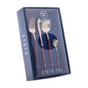 Ver imagem 6 de Faqueiro 24Pc Aço Inox Kyoto Champanhe/Nude