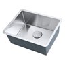 Cuba de cozinha aço inox 1mm escovado S101 58,4x45,7x22,9cm - 6