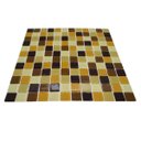 Ver imagem 6 de Pastilha de Vidro para Cozinha Banheiro Marrom 30x30cm Faixa