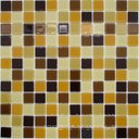 Ver imagem 1 de Pastilha de Vidro para Cozinha Banheiro Marrom 30x30cm Faixa