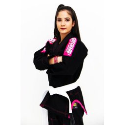 Kimono de Jiu Jitsu - Feminino In The Guard Rip Stop Preto TAMANHO:F3 - 3