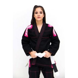 Kimono de Jiu Jitsu - Feminino In The Guard Rip Stop Preto TAMANHO:F3 - 1