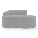 Ver mais imagens de Kit 02 Sofás Orgânicos Living Bob 145cm 02 Lugares com 02 Almofadas Bouclê Cinza Claro - Desk Design