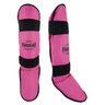 Kit Muay Thai Fheras Luva Caneleira Band. Bucal 14oz Rosa - 3
