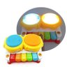 PIANO E TAMBOR INFANTIL BRINQUEDO INSTRUMENTO MUSICAL DE BEBE COM LUZ E SOM MUSICAL - 2