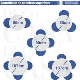 Mesa de Jantar Saarinen Tulipa Redonda - 80 Cm - Laca Acetinada Branca com Vidro - 4