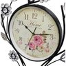 Relógio de Parede Retro Vintage para Decoração Flor Grande - 2