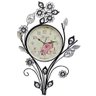 Relógio de Parede Retro Vintage para Decoração Flor Grande - 1
