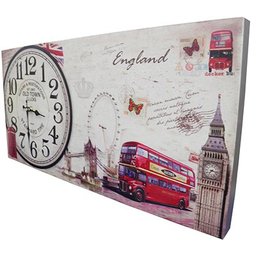 Relógio para Parede Cozinha Vintage Retro Decoração Monumentos Inglaterra (xin-04) - 3
