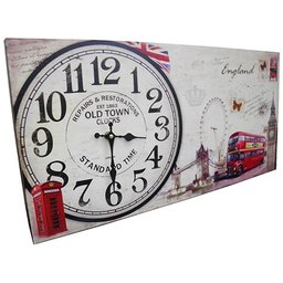 Relógio para Parede Cozinha Vintage Retro Decoração Monumentos Inglaterra (xin-04) - 2