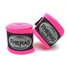 Kit Boxe Muay Thai Fheras Luva Bandagem Rosa 10OZ - 3
