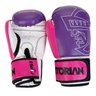 Kit Luva Boxe Muay Thai First Rosa Bandagem Bucal Pretorian 10OZ - 2