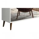 Ver imagem 4 de Balcao Buffet Retrô com Espelho Delta 4 Portas Branco Gloss - Moveisaqui