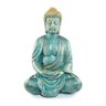 Buda Tibetano grande Verde envelhecido - 1