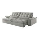 Ver imagem 2 de Sofá Victory Linho 02 Módulos de 90cm B25cm Meu Sofá Online A230 Linho Cinza