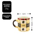 Ver imagem 4 de Jogo com 3 Mini Canecas Cerâmica para Café 110ml Pilão - Yazi