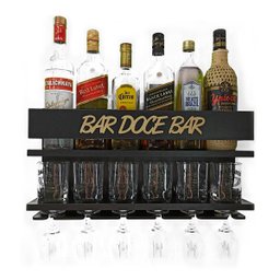 Barzinho de Parede - Bar Doce Bar - 54x28 - Preto - 3