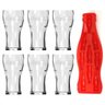 Jogo Com 6 Copos Contour Coca-Cola 473Ml Nadir E Forma De Gelo Mini Garrafas - 1