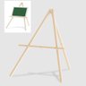 CAVALETE PARA LOUSA INFANTIL SUPORTE TRIPE PARA QUADRO EM MADEIRA30X40CM DESMONTAVEL 85CM JUNGES - 1
