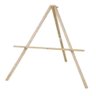 CAVALETE PARA LOUSA INFANTIL SUPORTE TRIPE PARA QUADRO EM MADEIRA30X40CM DESMONTAVEL 85CM JUNGES - 6