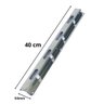 Kit Barras Churrasqueira 65cmx10mm 6un + Suportes 4un Inox - 3