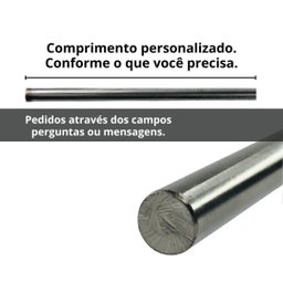 Kit Barras Churrasqueira 65cmx10mm 6un + Suportes 4un Inox - 4