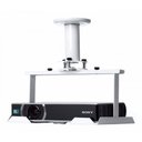 Ver imagem 2 de Suporte Projetor de Teto 12cm - Bandeja Ajustável - Branco - Avatron