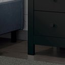 Ver imagem 2 de Mesa de Cabeceira Ditália 3 Gavetas Dm-113 Preto