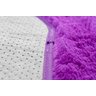 Tapete para Sala e Quarto Peludo Felpudo Macio 1,40x1,00 Lilás - 10