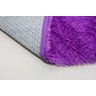 Tapete para Sala e Quarto Peludo Felpudo Macio 1,40x1,00 Lilás - 8