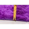 Tapete para Sala e Quarto Peludo Felpudo Macio 1,40x1,00 Lilás - 6