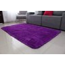 Tapete para Sala e Quarto Peludo Felpudo Macio 1,40x1,00 Lilás - 1