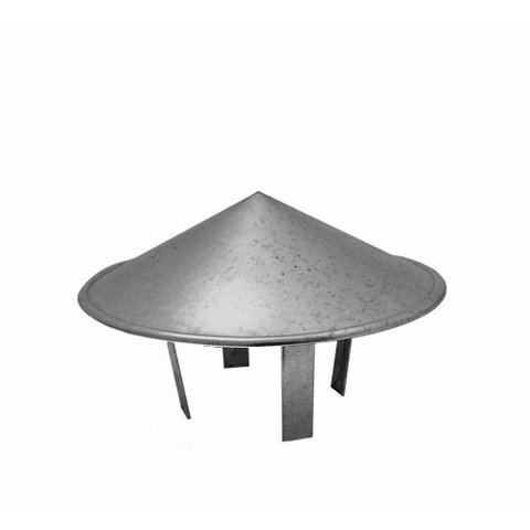 Chapéu Chinês Galvanizado Para Dutos De 150 Mm De Diâmetro Para Topo De Chaminé
