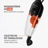 Aspirador de Pó Turbo Cycle  Mondial Preto/laranja 60hz 1500w ap-40-b 127v - 9