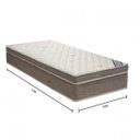 Ver imagem 2 de Colchão Solteiro Ortobom Light Superpocket P52 26x88x188cm