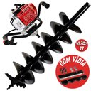 Ver imagem 1 de Perfurador De Solo Gasolina Kawashima ED2 52-BD 2T Com Broca de 80x20cm Para Amostras de Solo