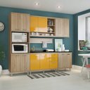 Ver imagem 1 de Cozinha Completa com Tampo 12 Portas 7 Peças Sicília Multimóveis
