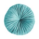Ver imagem 1 de Almofada Redonda Rendy 40 Cm em Veludo Várias Cores Cor:tiffany