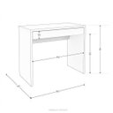 Ver imagem 3 de Escrivaninha Slim Zanzini 1 Gaveta 90cm