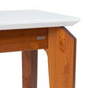 Ver imagem 7 de Aparador Madeira Maciça Tampo MDF Milão Branco/Garapa