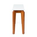 Ver imagem 6 de Aparador Madeira Maciça Tampo MDF Milão Branco/Garapa