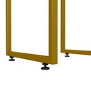 Ver mais imagens de Banqueta Alta Para Cozinha Sala De Jantar Hanna L02 Dourado Suede Azul Marinho - Lyam Decor