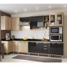 Cozinha Completa com Tampo 15 Portas 8 Peças Sicília Multimóveis - 1