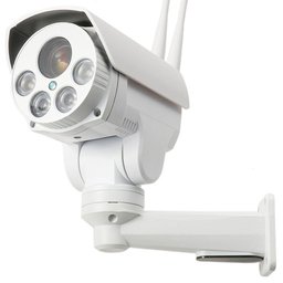 Camera De Segurança A prova d'água Externa Wifi 5MP 1920p PTZ Gira 360 Com Audio Bidirecional E Zoom - 1