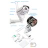 Camera De Segurança A prova d'água Externa Wifi 5MP 1920p PTZ Gira 360 Com Audio Bidirecional E Zoom - 3