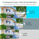 Ver imagem 2 de Camera De Segurança A prova d'água Externa Wifi 5MP 1920p PTZ Gira 360 Com Audio Bidirecional E Zoom