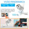 Camera De Segurança A prova d'água Externa Wifi 5MP 1920p PTZ Gira 360 Com Audio Bidirecional E Zoom - 8